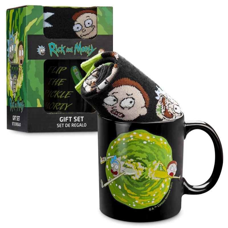 Rick And Morty (Portal) Mug & Sock Set
