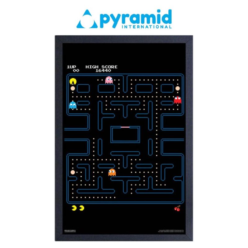 Pac-Man (Maze) – Framed