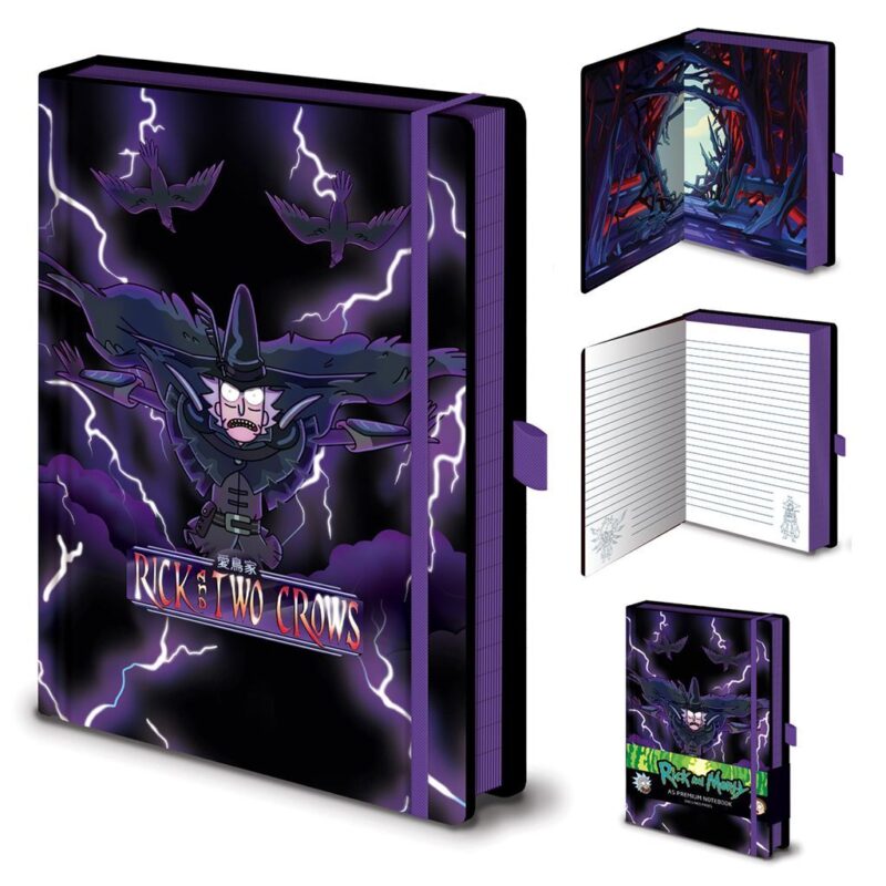 Rick And Morty (2 Crows) A5 Premium Notebook