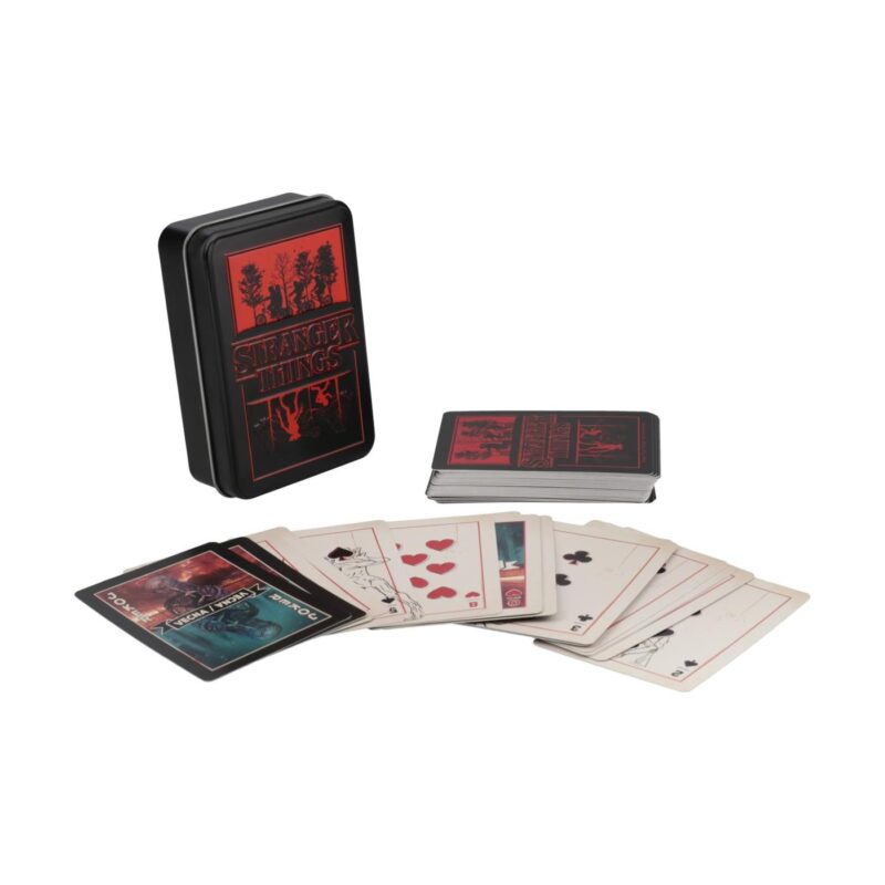 Stranger Things 5 Playing Cards in a Tin