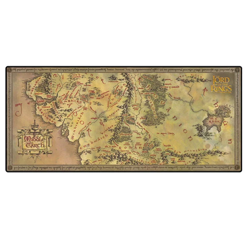 The Lord Of The Rings (Middle Earth Map) Desk Mat