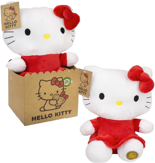 Hello Kitty - 27cm Normal Kitty Plush in Paper Gift Bag