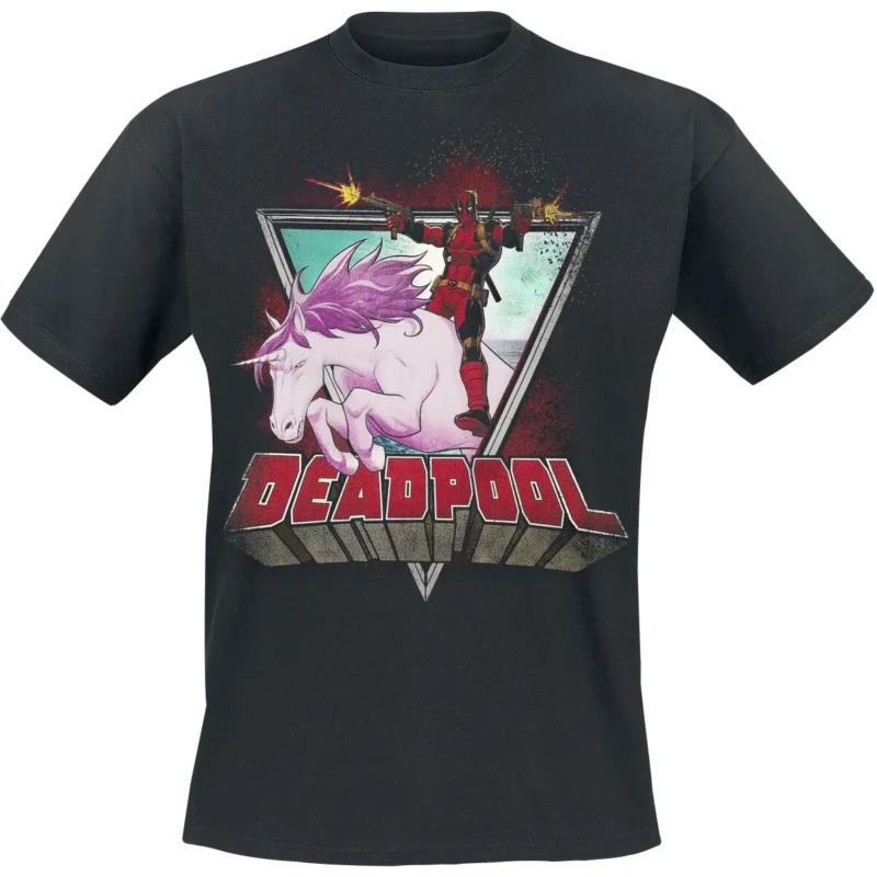 Deadpool - Unicorn Battle T-Shirt