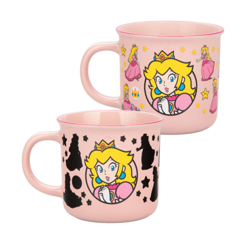 Super Mario Princess Peach Heat Change Mug