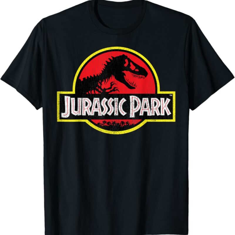 Jurassic Park - Vintage Logo T-Shirt - Large