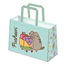 Pusheen (Fruit Shopping) Reusable Tote