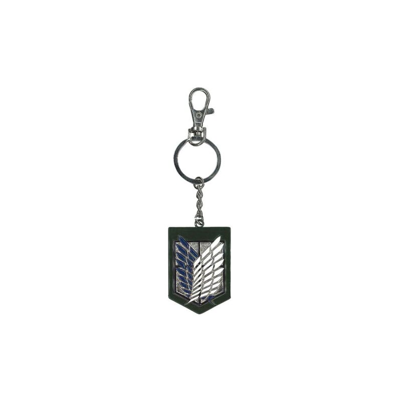 Logo Metal Keychain Attack On Titan